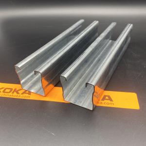 China Electrical Galvanized P2000 C Channel with Stiffener factory