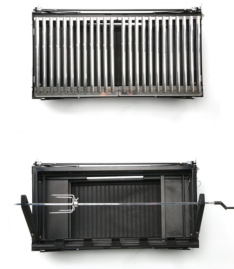 Multi Function Charcoal Bbq Grill , Easy Carried Foldable Barbecue Grill