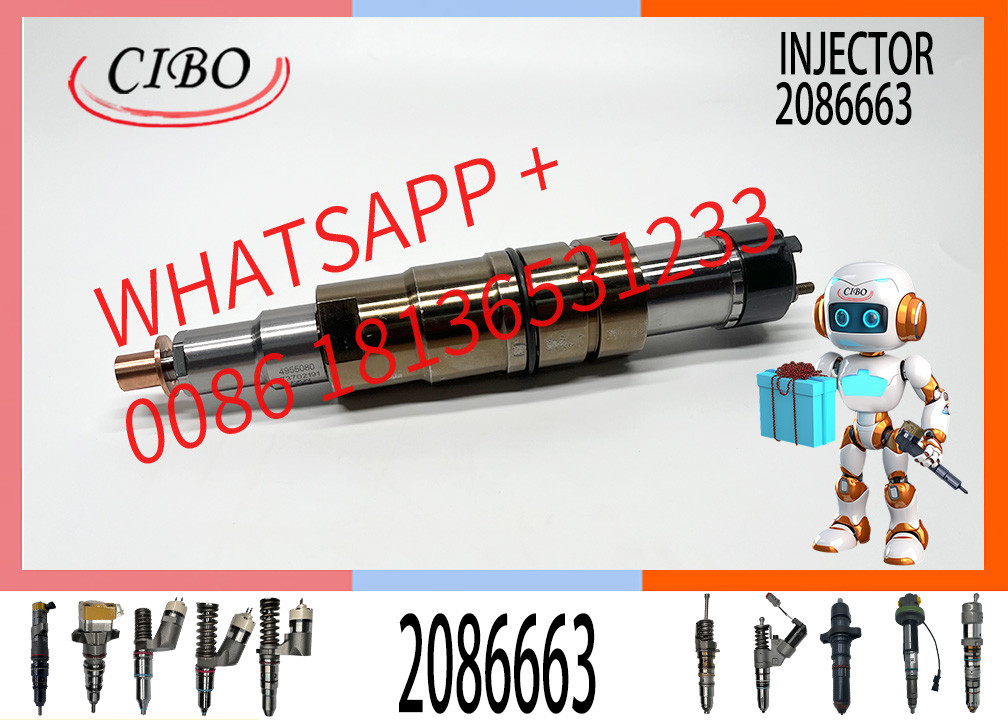 Fuel Injector 2488244 574232 2428202 2086663 2036181 2264458 2057401 2419679 for Scania DC13 DC16 DC09 Engine