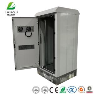 China Double Layer 30U Outdoor Telecom Cabinet With Heat Exchanger factory