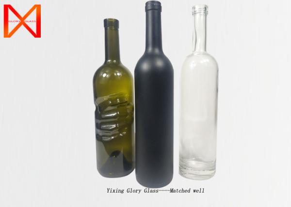 Non Leakage Empty Glass Wine Bottles Thickened Superior Durability Dishwasher