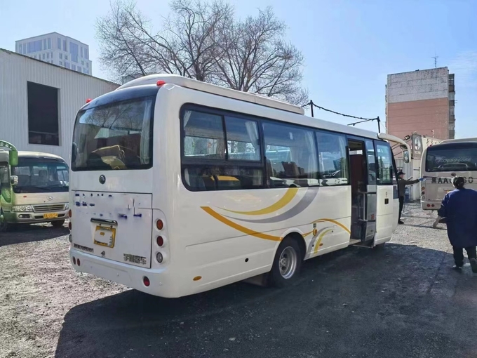 2nd Hand Bus Sealing Windows 28 Seats Single Door Front Engine Used Young Tong Bus ZK6729D