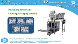 China Plastic rings for curtains counting packaging machine factory