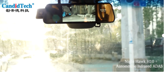 1080P 2MP Automotive Infrared ADAS Collision Avoidence Streaming Rearview Mirror