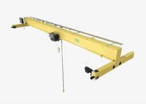 China Single girder overhead crane with material hoist lift factory