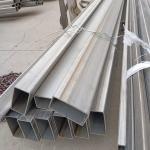 Rectangular Stainless Steel Tube Slit Edge Hair Line Finished 304 304L SS