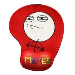 WMP-048 Non Slip Cartoon HEATER Wrist Protected Memory Foam Mouse Pad