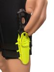 Black Stainless Steel Dive Knife , Deep Sea Diving Knife With Leg Strap