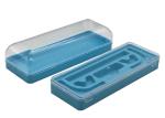 Double Layer Clear Plastic Eyeglass Case