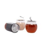 Clear Pull Ring Plastic Beverage Jar 330Ml Juice Canned Drink Packaging