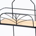 Bathroom Metal Wire Hanging Organizer ，Hanging Shower Caddy Dual Tier