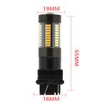 LED Brake Turn Signal Lights 1157 3157 7443 4014 66SMD Dual Color White Yellow