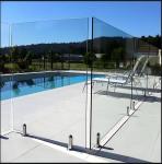 12mm Thermally Toughened Glass Balcony Railing High Strength Customizable Sizes