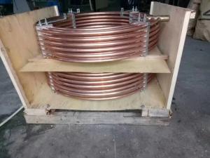 China Brass Guide And Thrust Bearing Oil Cooler / Turbine Oil Cooler No Pollution factory