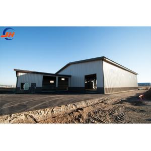 China Sliding Door / Roller Door Long Pan Multi Storey Customized Steel Structure Warehouse factory