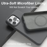 Magnetic Magsafe Liquid Silicone Mobile Phone Case For IPhone 16 15 14 Pro Max