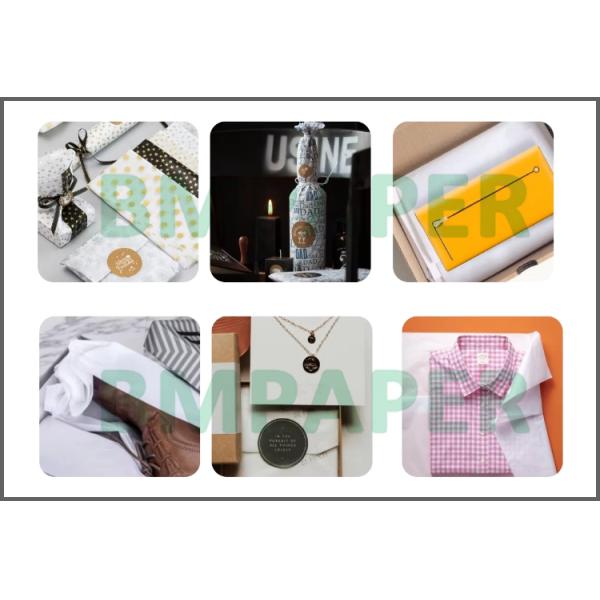 15gsm 17gsm MG Tissue Paper For Shoes Packaging 500 x 760mm Acid - free