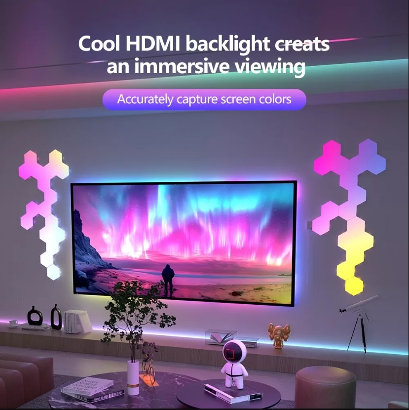 RGB LED Gaming Light Bar With Remote Control HDMI2.0 Compatibility Multiple Lighting Modes