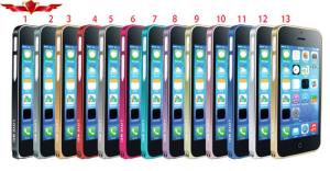 China New Arrival Ultra Thin 0.7MM Aluminum Bumper For Iphone5C Multi Color Gift Box Included factory