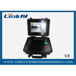 1-Channel Portable COFDM Video Receiver HDMI CVBS AES256 Enryption with Battery