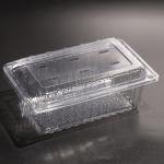 Reusable Rectangular Plastic Food Container PET Food Storage Box Plastic Food