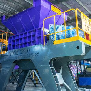 China Heavy Scrap Waste Plastic Bucket Bottle Car Shell Carton Box Cardboard Solid Waste Plastic Shredder factory