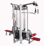 Commercial Gym Equipment Adjustable Pulley 4-Station Strength Training Cable