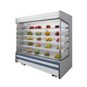 3m Open Multi Deck Supermarket Refrigeration Display Chiller For Milk