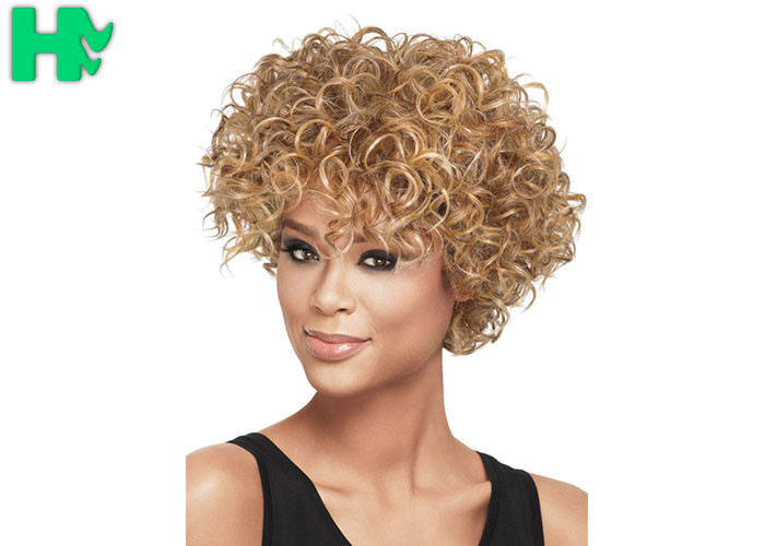 Full Head Elegant Fashion Short Cosplay Synthetic Hair Free Part Wig