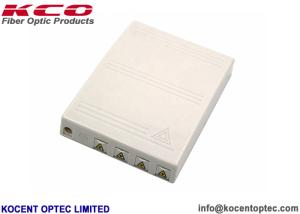 China 4 Port Indoor Optical Termination Box 4 Core Fiber Optic Faceplate KCO-FTB-04M factory