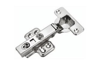 China Stainless Steel Hydraulic Hidden Cabinet Door Hinges Self Closing Full Overlay factory