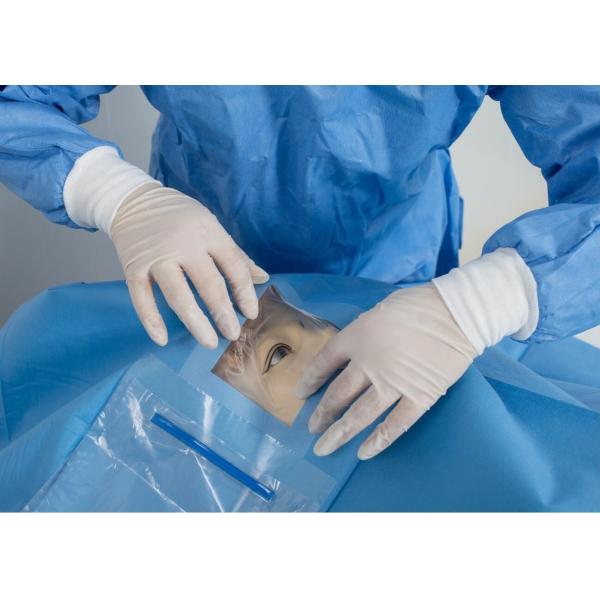 China Disposable Eye Drape 90x90cm 120x120cm Customized Liquid Collection Pouch factory