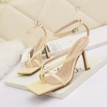 3193-2 Sexy Open-Toed High Heels Are Thin High Heel Sandals Stiletto Banquet Net