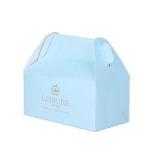 Gift Pastry Cake Box Packaging Biodegradable Green White Tall Mini Wedding