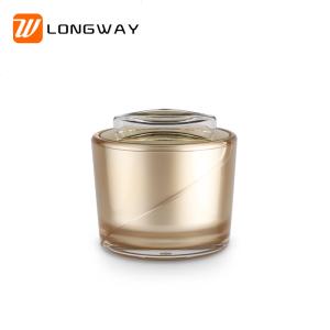 China 30g/50g Hot Product Acrylic Color Customized Round Shoulder Cosmetic Jar factory