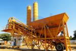 Movable Engineering 750L YHZS35 Cement Concrete Batching Plant
