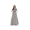 Buy cheap Nice Pattern Off The Shoulder Evening Dresses For Women / Boat Neck Prom Dress from wholesalers