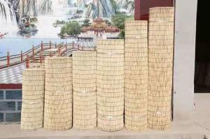 China ECO Friendly Decoration Panels Privacy Carbonized Natural Reed Outdoor Garden Fencing factory