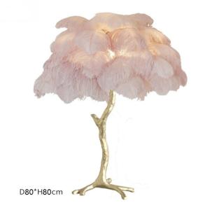 China AC220V Ostrich Feather Lamp factory