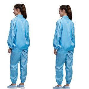 China Summer Electronic Anti Static Suit ESD Cleanroom Sterile Lab Coat on sale