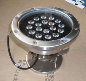China LED Underwater lights 18W 21W 24W RED BLUE WHITE GREEN YELLOW Factory factory