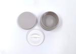 Light Gray Frosted Cosmetic Jars 150ml Beauty Packaging