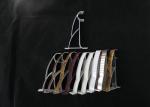 0.3mm Aluminium Alloy Black Curtain Rod Brackets