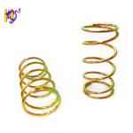High Load Long Compression Springs 20.0 dia Electroplating Gold Zinc Music Wire