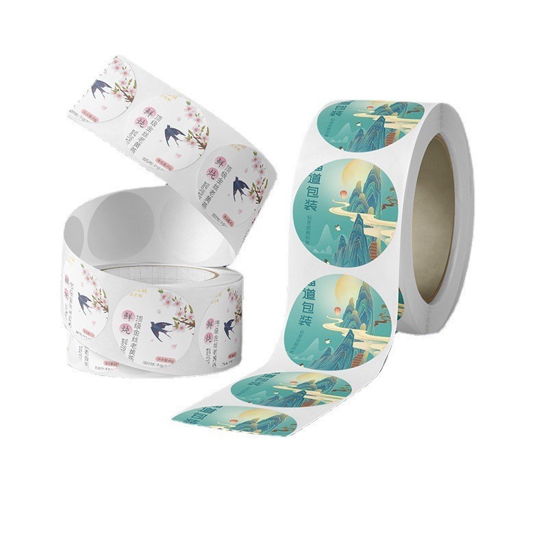 China Waterproof Custom Label Stickers Self Adhesive For Food / Cosmetic factory