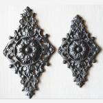 Custom Decorative Iron Panels Powder Coating Zinc Alloy Copper Material