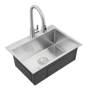 China Rectangular Stainless Steel Utility Sink Modern Above Counter Kitchen Sink factory