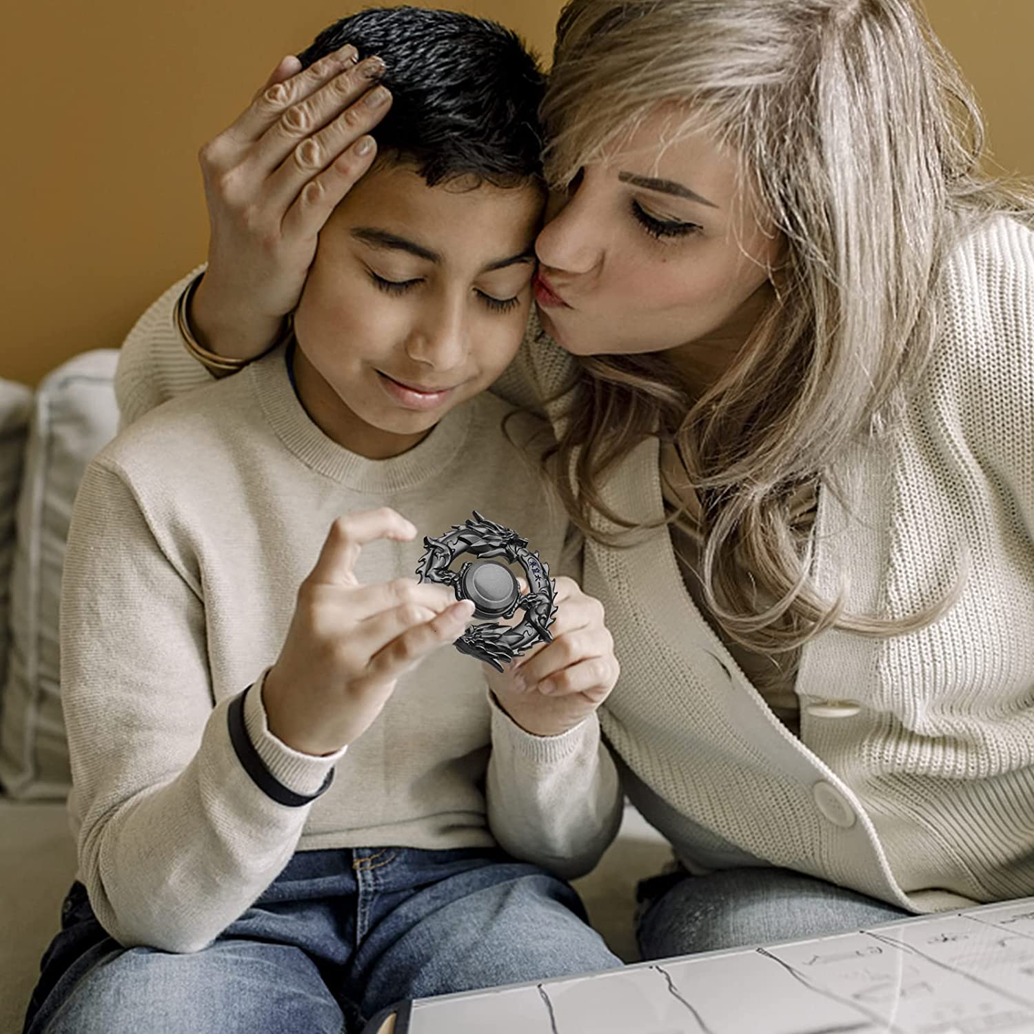 Glory Dynamism Metal Fidget Spinner Toy Perfect for Kids' Anxiety and Stress Relief