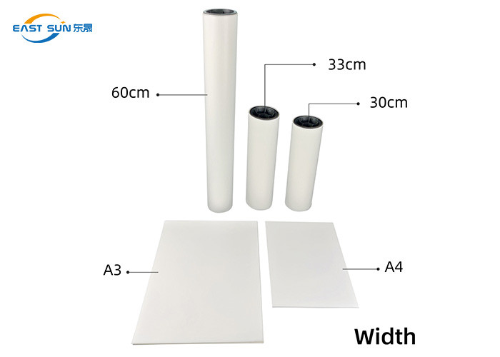 Double Sides Matte PET DTF Film A3 A4 For Heat Transfer Printing