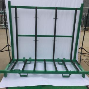 China Spray Paint Finish Defensive Barrier A Frame Rack Glass Storage Racks factory